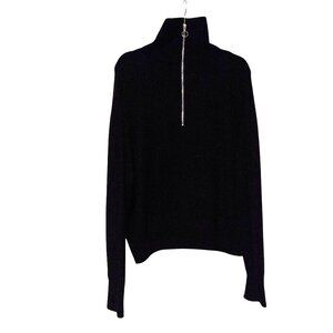 Quince Baby Alpaca-Wool Quarter Zip XL Quiet Luxury Old Money Preppy Oversize